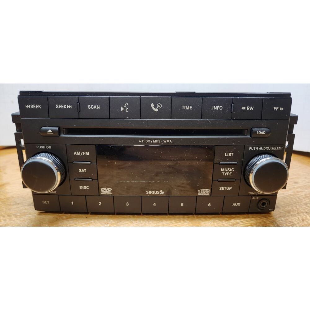 2008-12 Chrysler Dodge Jeep FM/AM Radio MP3 6 CD DVD Changer OEM P/N: 05064920AG